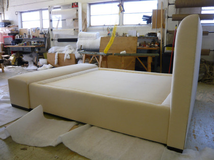 Custom Bed Made with Custom Bench