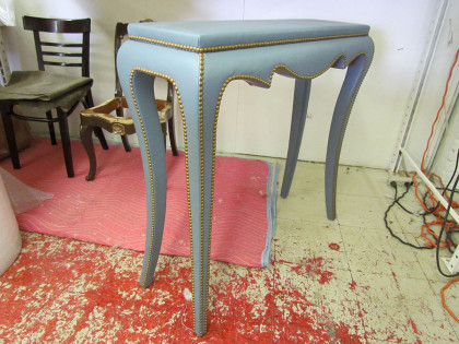 Upholstered Console Table